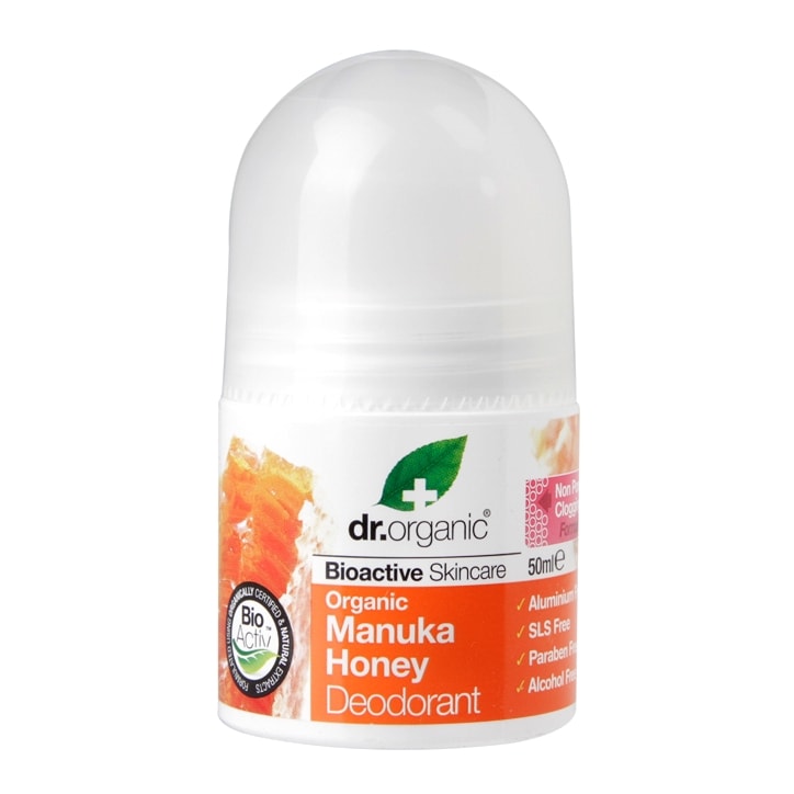 Dr Organic Αποσμητικό Μέλι Μάνουκα 50ml